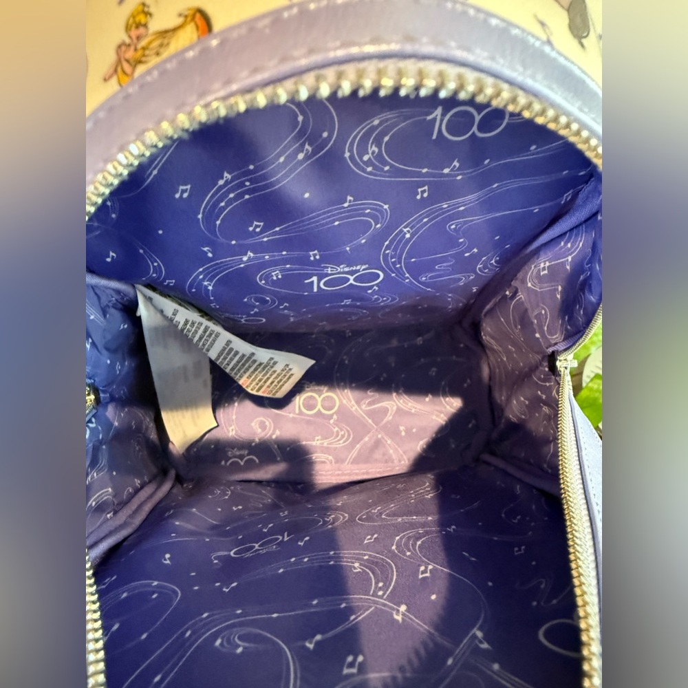 Loungefly Disney 100 Years of Wonder & Music Backpack NWOT - Picture 15 of 17